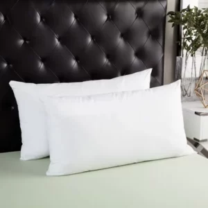 Soft Microfiber Sleeping Pillow, 17×27 inch, White